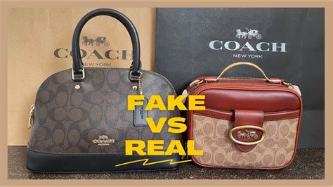 coach tote bag original vs fake|real coach purse.